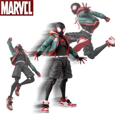Marvel Figura de acción coleccionable de Morales ": Into The Spider-Verse", figura de acción, regalo de cumpleaños para niños, recuerdos de fiesta