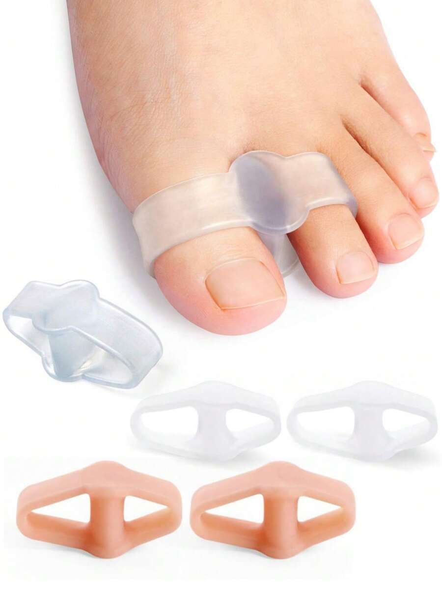 Nuevo separador de dedos con doble agujero, espaciador de dedos de los pies - Multicolor - Ver 1