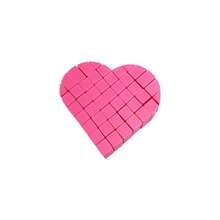 1pc Pixel Heart Shaped Stress Relief Toy, Slow Rising Squeeze Toy, Valentine's Day Birthday Anniversary Gift, Office Desk Decor Pressure Release Toy, ASMR Hobby Collection, New Year Christmas Gift, Perfect Gift - Multicolor - View 11