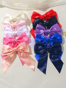 10个蝴蝶结发夹，百搭大气，适合日常佩戴、旅行拍照、校园穿搭 - 混合色 - 查看 6