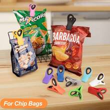 Colorful Magnetic Bag Clips (12 Pack) – Heavy Duty Food Bag Clips For Snack, Bread, And Storage Bags – Assorted Colors, Strong Grip, Kitchen Organizer Clips For Freshness Preservation - View 6