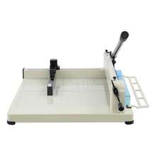 Model 858A3 Heavy-Duty Paper Cutter, Precision Guillotine Paper Trimmer With Grid Guide And Adjustable Locking Strip, Robust Iron Construction, 12x18 Inch Cutting Capacity For Card Paper, Photos, Labels And Documents, Freestanding Desktop Design For Office, School And Home Use, Easy Assembly And Clean Cuts - A - View 7