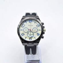 Reloj Pulsera de Hombre Deportivo Elegante y Moderno Diseño Casual y Formal para Oficina Cronómetro Digital Multifunción Fecha, Alarma y Luz LED Resistente al Agua Ideal para Trabajo y Uso Diario - Blanco - Ver 1