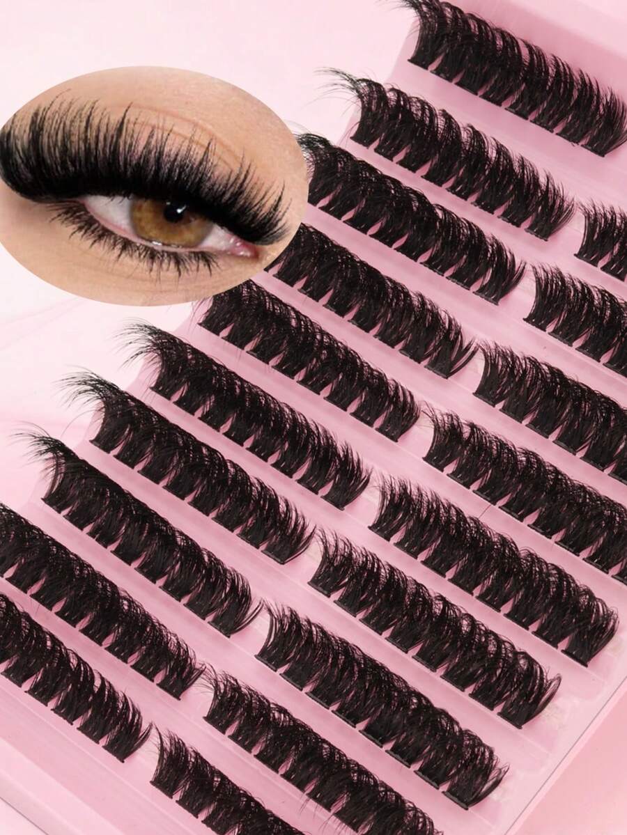 160 dụng cụ uốn mi tự làm, kết hợp với mi thật, giúp mi dài và dày hơn, uốn từng sợi, mi dài và mỏng, mi dài kiểu hoạt hình, phù hợp cho người mới bắt đầu tự làm tại nhà. 200 sợi mi giả siêu dày, bó mi số lượng lớn, bó mi, mi đơn, mi giả. - Xem 1