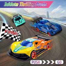UINLE Baby 1-Piece Thermochromic Alloy Toy Car, 1:64 Mini Model Metal Sports Car, Automatically Changes Color With Temperature, Bright Colors, Small And Convenient, Desktop Decorative Display, Boys' Racing Car Collection, Piñata Filler, Class Treasure Chest Prize Box Toy Gift - Multicolor - View 2