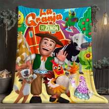 The Zenón Farm Adventure Story Blanket Bedding Set Is Perfect For Sofas, Travel, Camping, Napping, Home Decor, And Year-Round Gifts.-280gsm - Nhiều màu - Xem 12