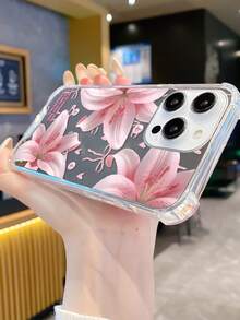 1 chiếc ốp lưng điện thoại thời trang bằng acrylic tráng gương, họa tiết hoa ly và nơ, có khẩu hiệu, tương thích với iPhone 16/16 Pro/16 Plus/15/15 Pro Max/15 Pro/11/12/13/14 Pro Max/11 Pro/11 Pro Max/12 Pro/12 Pro Max/13 Pro/13 Pro Max/14 Pro/14 Pro Max/16 Pro Max/16/16 Pro/16 Plus/12 Mini/13 Mini, thiết kế tối giản sáng tạo. - Nhiều màu - Xem 4
