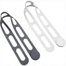 2pcs Silicone Pot Cover Fixing Strap, Minimalist Crock Pot Lid Holder Supplies, Silicone Straps Suitable For Storing Curtains, Yoga Mats & Pot Covers - View 11