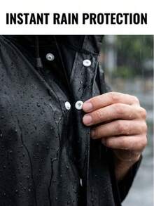 一件防水EVA连帽雨衣，可调节帽檐，纽扣闭合，轻便易携，防水防风，是户外徒步、骑行、旅行、园艺、旅行必备、便携必备、海滩必备、毕业季、毕业典礼、毕业礼物、祝贺毕业、毕业派对、户外必备、旅行便携、徒步必备、露营必备、便携工具、夏季必备、夏季便携等场合的理想之选。 - A - 查看 7