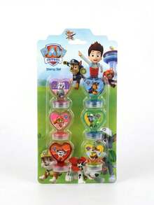 Paw Patrol 6入/組 汪汪隊立大功愛心印章套組 & 用於設計 - 適合生日派對贈品、教師感謝禮及主題活動，教室友善 - 卡通 - 查看 6