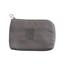 Travel And Business Trip Fashion Hand-Held Storage Bag For Electronic Products, Digital Accessories, Power Bank, And Portable Data Cable Organizer - Xám - Xem 9