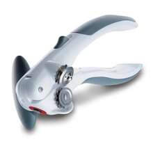 Zyliss Lock N' Lift Can Opener - Manual Can Opener with Locking Mechanism - Safe Magnetic Can Opener - Easy-to-Turn Can Opener - White/Gray - Gris - Ver 8