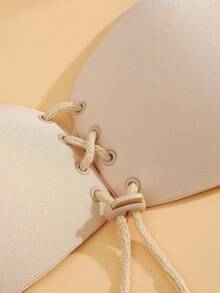 2pcs/1 Pair Strapless Invisible Bra, Reusable Foldable Bra, Women Invisible Bra, Backless Invisible Bra, Comes With Nipple Covers, Plus Size Bra, Suitable For Most - Multicolor - View 4