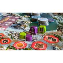 Juego de Mesa Saltfjord Juego de Estrategia de Dibujo de Dados Pesca y expansión de Pueblo en Noruega del Siglo XIX Edades de 14 años 1 a 4 Jugadores Tiempo de Juego de 60 Minutos Hecho por - como en la foto - Ver 5