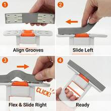 Mini Handheld Mop, Foldable, Strong Squeeze, With Sponge For Home Cleaning, Self-Wringing Floor Mop, Desk & Window Mop - Orange - View 7