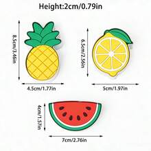 3 piezas Cortadores de galletas de acero inoxidable, Trío de galletas tropicales de la jungla: Tucán, Bambú, Piña, Galletas con tema de paraíso de frutas hechas a mano, Caja de regalo de galletas de verano - Ver 8