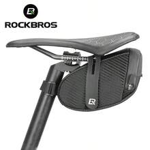 Túi yên xe đạp ROCKBROS, túi hình nêm gắn dưới yên xe, túi đựng đồ gắn dây đeo, túi đựng đồ dưới yên xe đạp leo núi/xe đạp đường trường, 0.75L - Nhiều màu - Xem 8