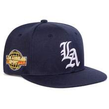 1pc Men's Gothic LA Snapback Hat, Personalized Embroidered Letter Baseball Cap, Street Fashion Casual Hat For Spring, Autumn, Travel, Beach Vacation,Summer,Holiday - Multicolor - View 12