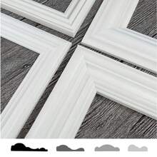 1套2米/78.74英寸自粘墙面装饰条，预切割墙板，用于室内墙面装饰，预制墙板，自粘式，适用于客厅和卧室装饰墙面 - 彩色 - 查看 2