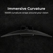 DECO 34 Ultrawide Curved Gaming Monitor, 3440x1440, 180Hz, 1ms, HDR, Adaptive Sync - 查看 5