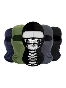 1/2/3 chiếc khẩu trang unisex dùng cho xe đạp, trượt tuyết, đi xe máy, mũ thể thao thoáng khí, thích hợp sử dụng hàng ngày, du lịch ngoài trời, leo núi, trượt tuyết, đạp xe. - Kiểu O - Xem 17