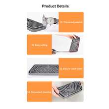 2Pcs Refrigerator Water Drip Tray Catcher Trapezoidal Silicone Refrigerator Drip Tray Catcher For GE For Samsung Grey,Organizer Frigo  Frigorifero - View 7