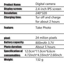 Fotocamera digitale con zoom digitale 8X, adatta per vlogging, schermo IPS da 2,4", ricaricabile, fotocamera professionale per la fotografia, adatta per adolescenti, supporta lettore di schede SD e funzione OTG, 48MP, ideale per fotografia, videografia e uso come webcam, regalo perfetto per Coppa del Mondo, San Valentino, Capodanno, Eid, compleanno, festa - Multicolore - Visualizzare 12
