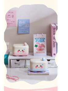 Cartoon Pink Soap Dish With Drainage, Keep Soap Dry - 1PC Pink - View 4