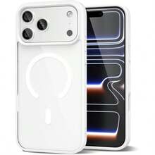 Luxury Candy MagSafe 无线充电手机壳，磁吸式保护套，适用于 17 Pro Max、16、15、14、13、12、11 Mini、15 Plus、16 Pro、17 - 白色 - 查看 1