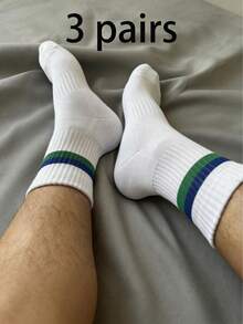 Calcetines de bádminton, de tela de toalla gruesa, absorbentes del sudor y resistentes a los olores, transpirables hasta el tobillo, calcetines deportivos profesionales, antideslizantes, para adolescentes - Multicolor - Ver 11