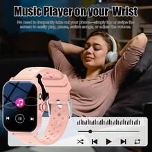 High-Definition Smart Watch With Replaceable Strap, Fashionable Digital Watch, Supports Calling And Music Control, Unisex Sports Watch - Multicolor - View 3