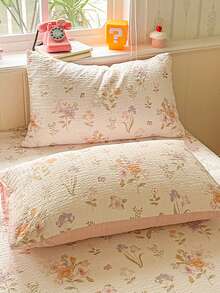 Bộ ga trải giường 3 món bằng vải voan bong bóng họa tiết hoa Begonia, bao gồm tấm bảo vệ nệm, vỏ nệm và bộ ga trải giường (1 ga trải giường có chun + 2 vỏ gối), mềm mại và thoải mái, chất liệu mịn, thoáng khí, có thể ngủ không cần mặc quần áo, che phủ toàn diện 360°, nhuộm màu chủ động, màu sắc tươi sáng, có thể giặt máy, phù hợp cho phòng ngủ, phòng khách, giường tầng trên và dưới trong ký túc xá sinh viên, unisex, dùng được cả bốn mùa. - Hoa Begonia Lắng Nghe Tiếng Gió - Xem 3