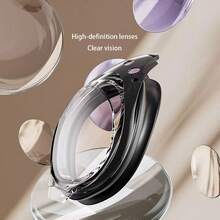 Bộ 2 món kính bơi và mũ bơi Ins Style màu đen, chống sương mù, không gây áp lực, dành cho cả nam và nữ. Phụ kiện bơi lội: Kính bơi và mũ bơi Ins Style màu đen, độ phân giải HD, không gây áp lực. - Mẫu mới - Xem 4