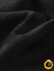 Red Men's Winter Thick Sherpa Striped Knit Sweater - 紅色 - 查看 11