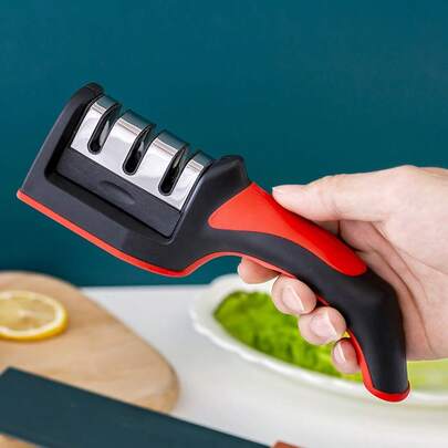Premium Whetstone Knife Sharpener, Dual-Sided Grindstone For Kitchen Knives, Scissors And Cutting Tools, Professional Home Grinding Stone For Sharpening, Polishing And Repairing Blades