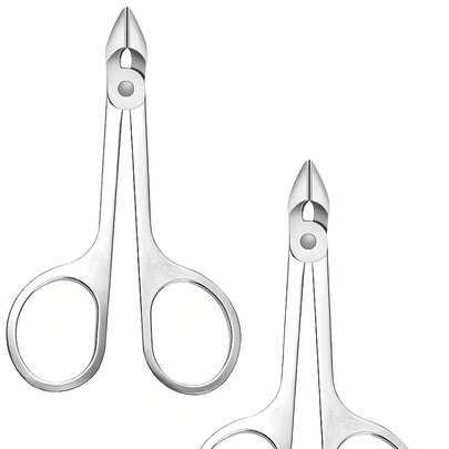 1 chiếc Kìm cắt da chết Eurena Precision - Lưỡi cong sắc bén, thép không gỉ 5mm, dùng được cả hai tay, thích hợp để cắt da chết, dụng cụ làm móng chuyên nghiệp.