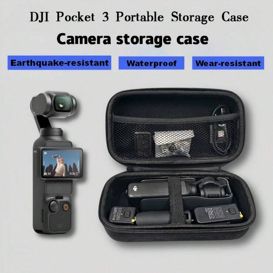 Pocket 3 Storage Bag, Osmo Pocket Gimbal Camera Portable Protective Case, Compact Storage