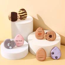 Bộ 8 bông phấn trang điểm in hình động vật BATENG, bộ bông phấn mini kèm hộp đựng, dụng cụ che khuyết điểm mini, thích hợp che phủ vết thâm, đốm, tạo khối chính xác quanh mắt, mũi, miệng, không chứa latex, nở ra khi tiếp xúc với nước, sử dụng được cả khi ướt và khô, phù hợp với mọi loại da, giá rẻ, quà tặng Giáng sinh, dụng cụ trang điểm, đồ dùng giá rẻ, quà tặng, quà tặng cho nữ, quà Giáng sinh, quà khuyến mãi, du lịch, đồ dùng giá rẻ, vật dụng cần thiết khi đi du lịch - Nhiều màu - Xem 10