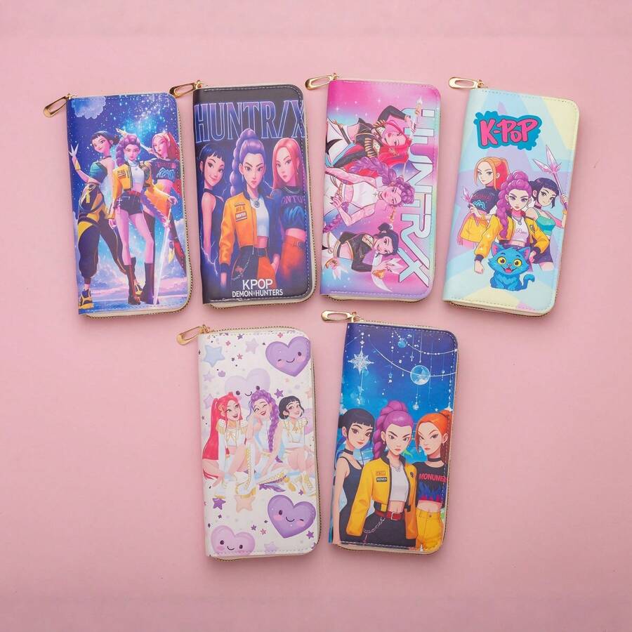 Hasbro 1 chiếc ví đựng tiền xu hình phù thủy hoạt hình thời trang mới, ví rộng rãi dành cho học sinh. - Nhiều màu - Xem 1