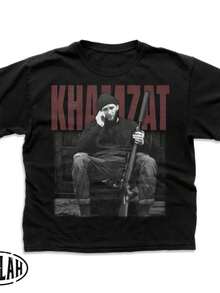Hamzat Chimaev Vintage 90s Graphic T-Shirt - MMA Unisex T-Shirt. - màu đen - Xem 1