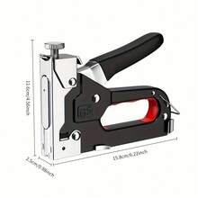 4-In-1 Heavy Duty Stapler, Stainless Steel Manual T/U/I/П Shaped Staples, Multi-Functional DIY Tool Suitable For Soft Packaging And Woodworking - Multicolor - View 4