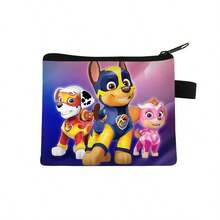 Paw Patrol 汪汪队立大功可爱卡通小狗零钱包卡包，儿童动画零钱包卡套，涤纶收纳袋 - 彩色 - 查看 4