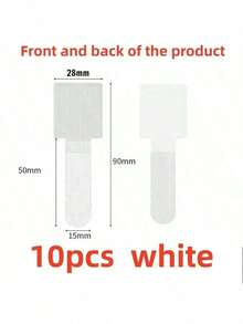 Durable Self-Adhesive Nylon Cable Ties - White, Gray, Black, Reusable And Multipurpose Cable Ties, Versatile Hook And Loop Fastener Straps, Reusable Cable Organizer, Strong Self-Adhesive Ties, Easy To Manage Computer/Data Cables/Ropes, Essential For Office Desk Cable Management - Multicolor - View 14