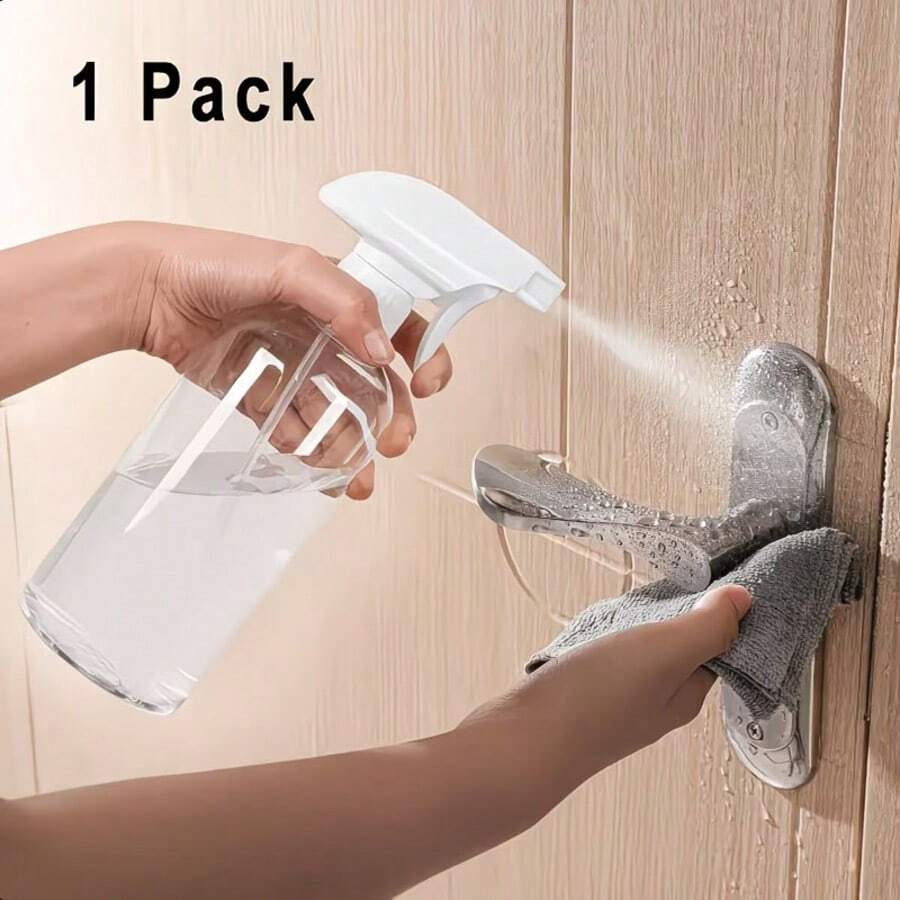 500ml Thick Household Refillable Bottle, PET Transparent Alcohol Spray Bottle, Small Spray Bottle For Cosmetics & Perfume