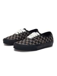 Giày Vans Authentic kẻ caro bằng vải canvas dành cho nam và nữ, giày thể thao cổ thấp, giày casual đôi VN0009PVCJK - màu đen - Xem 3