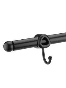 CTSZOOM Thanh treo quần áo điều chỉnh được 14 inch kèm móc, thanh treo quần áo bằng thép không gỉ cho tủ quần áo, giá treo đồ có thể mở rộng chịu lực cao cho phòng giặt và tủ; Thanh treo quần áo điều chỉnh được 12/14 inch bằng thép không gỉ kèm móc, giá treo quần áo chắc chắn cho áo sơ mi, túi xách, khăn quàng cổ; Thanh treo quần áo điều chỉnh được 14 inch kèm móc, thanh treo quần áo bằng thép không gỉ cho tủ quần áo - màu đen - Xem 4