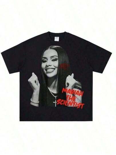 2026 Young Girl's Boy's Fashionable Clothes, Women Men Mariah Scientist Rapper Young Hip-Hop Tee Tshirt, Women Tee ClAsssic Free Thugs Print Round Neck Short Sleeve T-Shirt Y2K Vintage Streetwear Graphic Oversized Women Tops 100% Cotton Comfortable T-Shirt-Gender-Neutral Retro-Futuristic Tee Bold Statement Unique Vintage Black White Print Tee Unisex Hippie Essential T-Shirts Feature, A Youthful And Fashionable Design, Graphic Tees Women Man, Back To School,Mommy And Daughter Matching Outfit Size 4Y-13Y, S-XXXL, Men Clothing, Tops For Women, Unisex Graphic T Shirt, Perfect Gift For Back To School And Mother's Day, Can Be Matched With Parent-Child Outfits