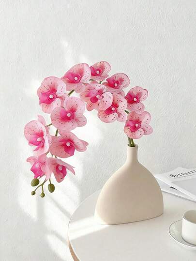 3 cây lan Phalaenopsis nhân tạo, thích hợp trang trí mùa xuân, đám cưới, trang trí nhà cửa, Ngày của Mẹ, hoa nhân tạo mùa xuân, trang trí bình hoa, bó hoa cưới, trang trí trong nhà, trang trí phòng khách, trang trí bàn ăn, hoa cưới.