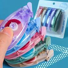 5PCS Silent Correction Tape, Large Capacity Value Pack For Students, White Out Tape, Smooth Rewrite Ribbon, Instant Error Correction, Durable & Non-Breaking, Premium Quality Stationery For School Study, Office Work And Daily Writing Modification, Portable Design, Strong Coverage, Clean & Tidy Application, Authentic Stationery Supplies - Correction Tape - View 11