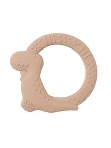 1 pieza Mordedor de silicona para bebé con forma de dinosaurio, adecuado para la dentición, masticación y juego diario de infantes - Multicolor - Ver 47